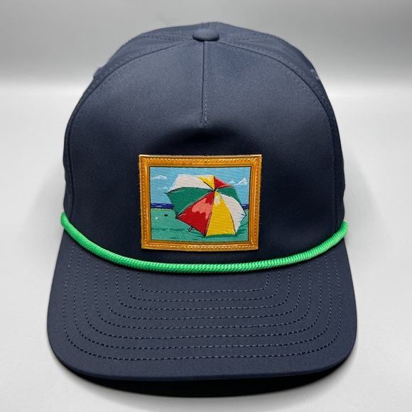 Puma Arnold Palmer Invitational Rope Hat Blue Adjustable Performance Golf Cap - Picture 2 of 9